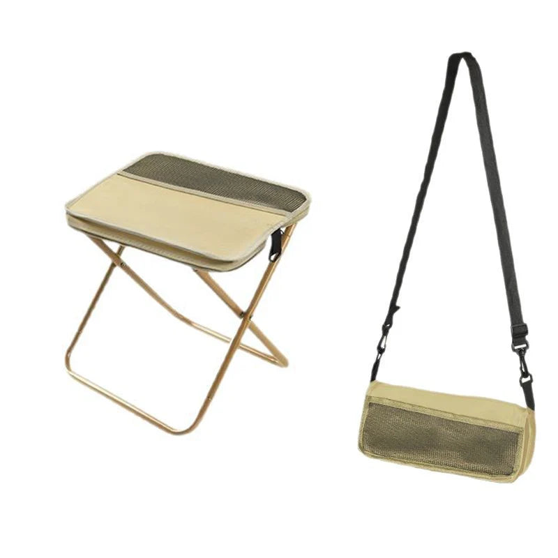 Foldable Backpack Stool | Waterproof Oxford & Ultra-Compact | Supports 330 lbs
