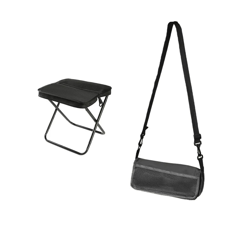 Foldable Backpack Stool | Waterproof Oxford & Ultra-Compact | Supports 330 lbs