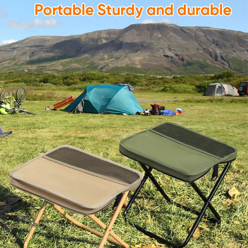 Foldable Backpack Stool | Waterproof Oxford & Ultra-Compact | Supports 330 lbs
