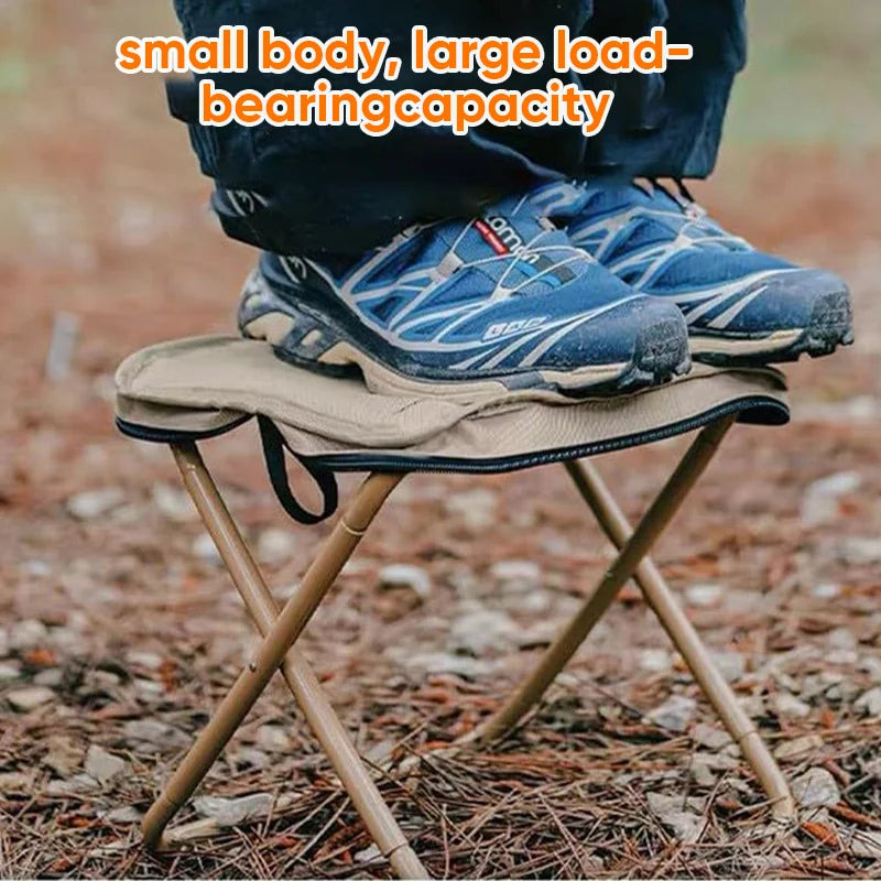 Foldable Backpack Stool | Waterproof Oxford & Ultra-Compact | Supports 330 lbs