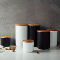 Food Storage Container with Airtight Bamboo Lid
