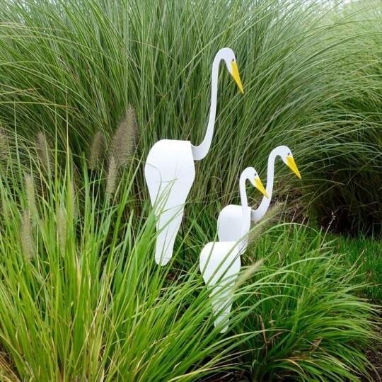 Garden Flamingo Stake | Wind-Activated Dancing & Weatherproof | Approx. 65 cm