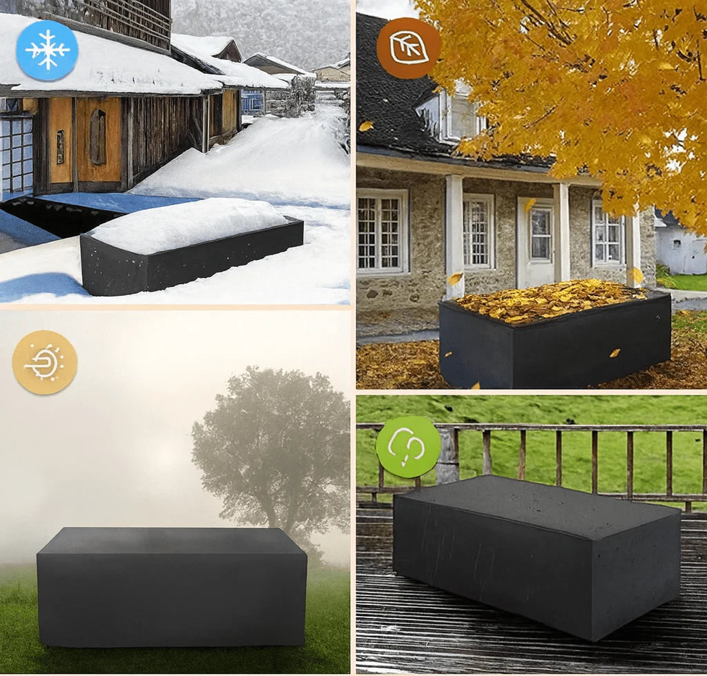 Garden Furniture Cover | Water-Repellent Polyester & UV-Resistant | Drawstring Fastening