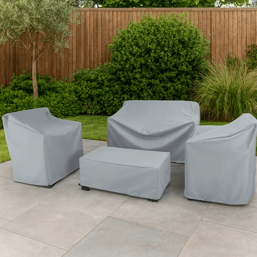 Garden Furniture Cover | Water-Repellent Polyester & UV-Resistant | Drawstring Fastening