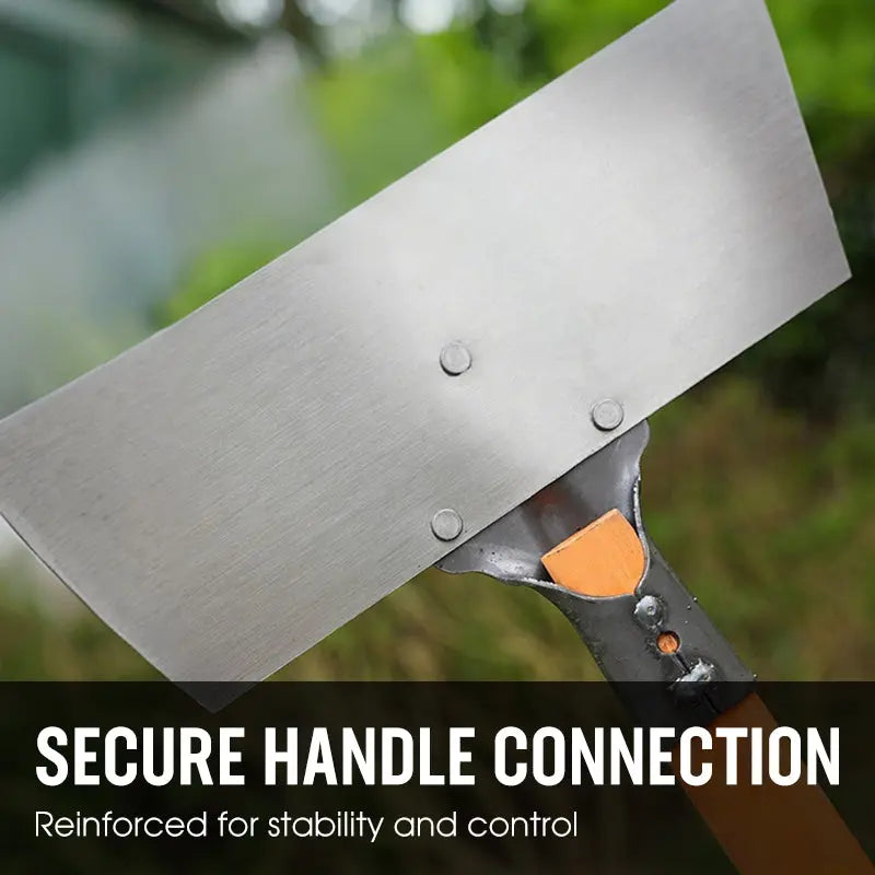 Garden Hoe and Scraper with Manganese Steel Blade