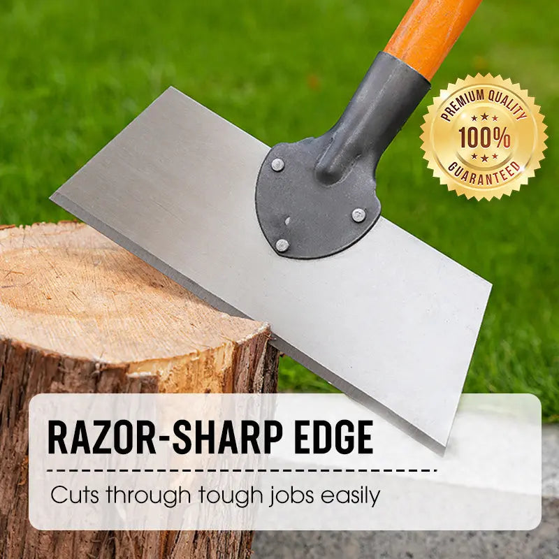 Garden Hoe and Scraper with Manganese Steel Blade