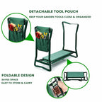 Garden Knee Stool | 2-in-1 Foldable & Padded | Up to 150 kg