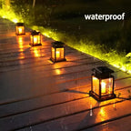Garden Lantern | Solar Flickering LED & Waterproof