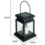 Garden Lantern | Solar Flickering LED & Waterproof