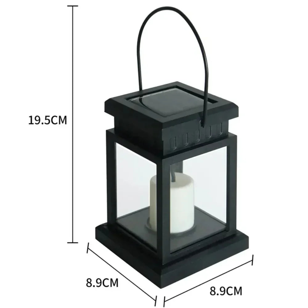 Garden Lantern | Solar Flickering LED & Waterproof