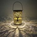 Garden Lantern | Wooden Shadow-Casting & Solar-Powered