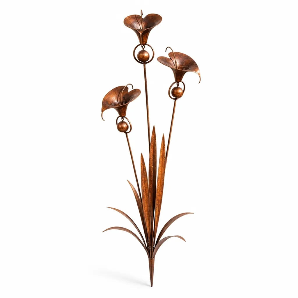 Garden Stake with Hanging Bells