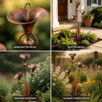 Garden Stake with Hanging Bells