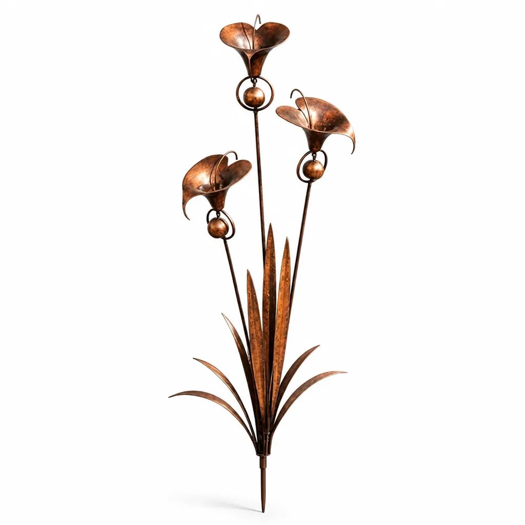 Garden Stake with Hanging Bells