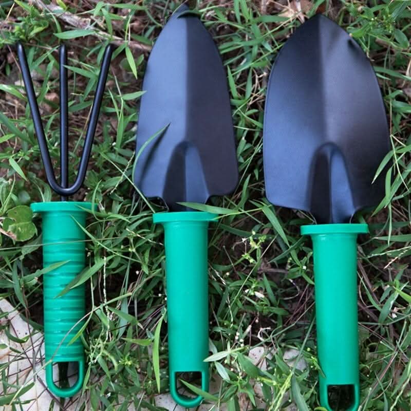 Garden Tool Set | Stainless Steel Heads & Ergonomic Handles | 10-Piece