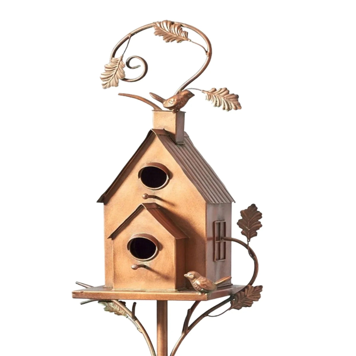 Garten Vogelhaus Pfahl | Metallkunst & Dekoration | 75 cm Stange