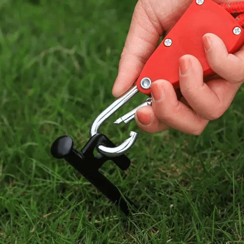 Guy Rope with Integrated Pulley
