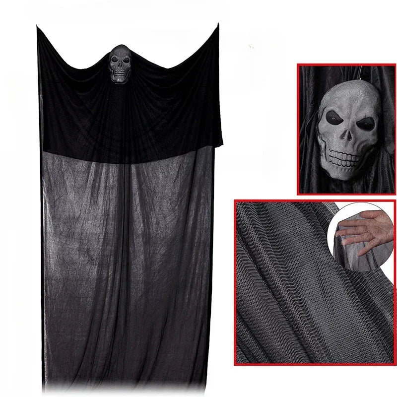 Hanging Skull Decoration | LED & Sound | Indoor & Outdoor