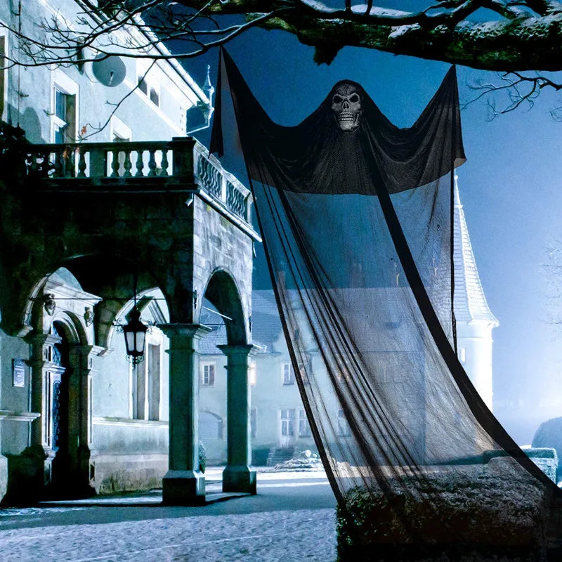Hanging Skull Decoration | LED & Sound | Indoor & Outdoor
