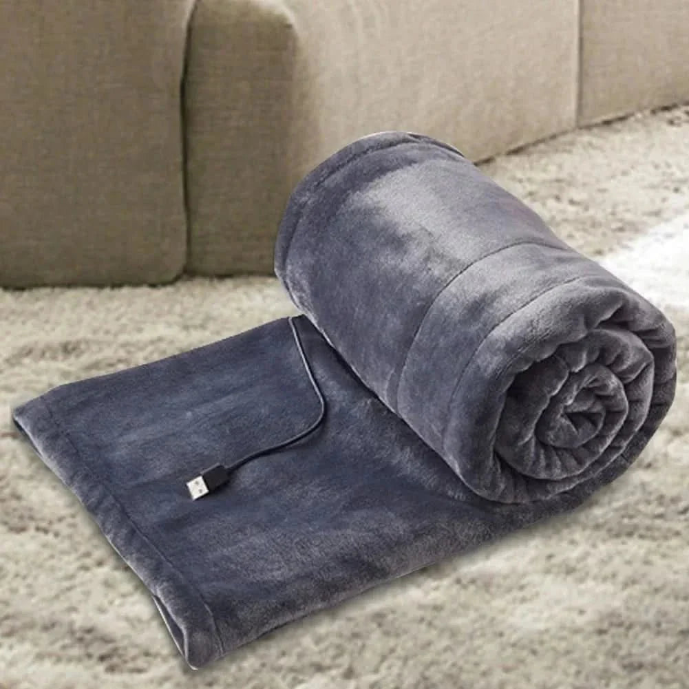 Heated Blanket | USB-Powered & 3 Heat Settings | 99 x 79 cm