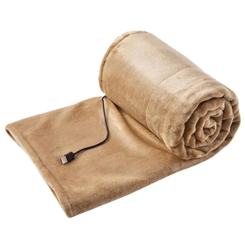 Heated Blanket | USB-Powered & 3 Heat Settings | 99 x 79 cm