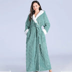 Hooded Robe | Plush, Super-Absorbent & Windproof | Two Front Pockets