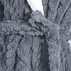 Hooded Robe | Plush, Super-Absorbent & Windproof | Two Front Pockets