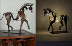 Horse Sculpture | Artistic Polished Metal Finish