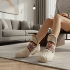 House Socks | Ultra-Soft Plush & Non-Slip Silicone Sole | Machine-Washable