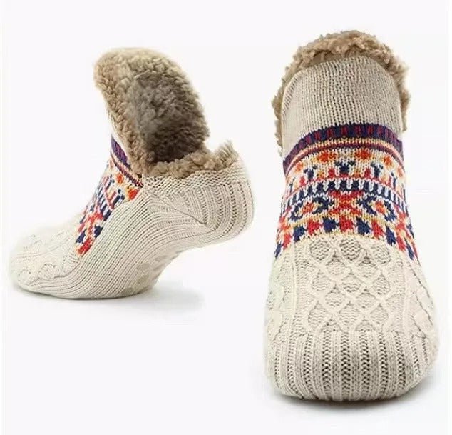 House Socks | Ultra-Soft Plush & Non-Slip Silicone Sole | Machine-Washable