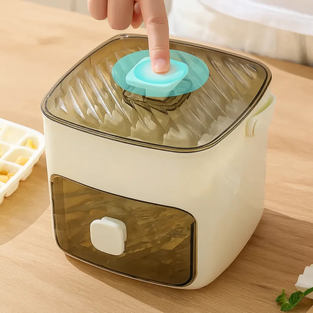 Ice Cube Tray | One-Push Release & Stackable | 48 Cubes