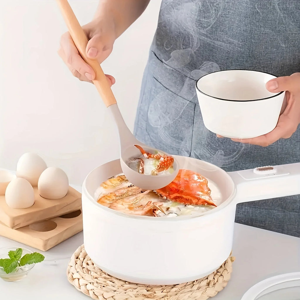 Kitchen Utensil Set | Heat-Resistant Silicone & Wooden Handles | 12-Piece