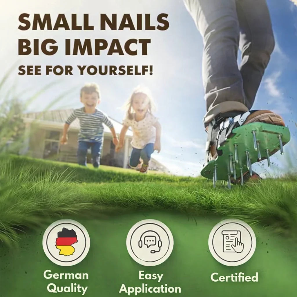 Lawn Aerator Shoes | Aerate While Walking & Metal Spikes