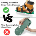 Lawn Aerator Shoes | Aerate While Walking & Metal Spikes