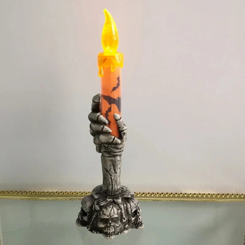 LED Candle | Skeleton Hand Flameless & Battery-Operated