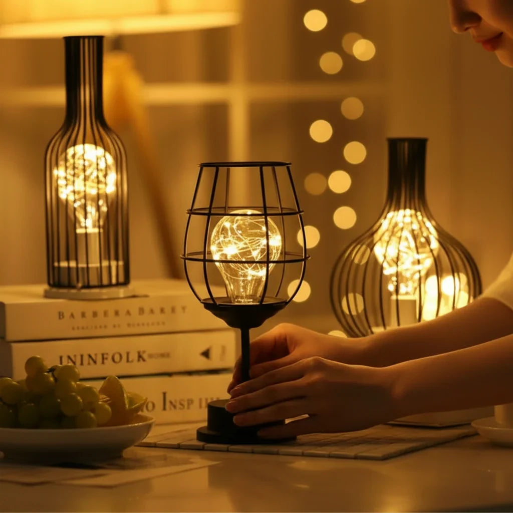 LED Lamp | Wireless & Dimmable Steel Construction | 20-Hour Runtime