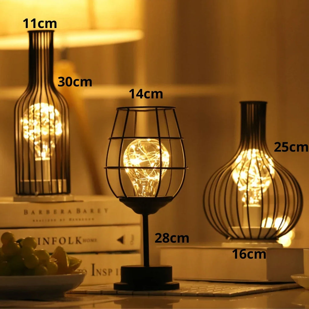 LED Lamp | Wireless & Dimmable Steel Construction | 20-Hour Runtime