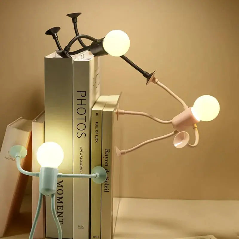 LED Night Light with Suction-Cup Mounts