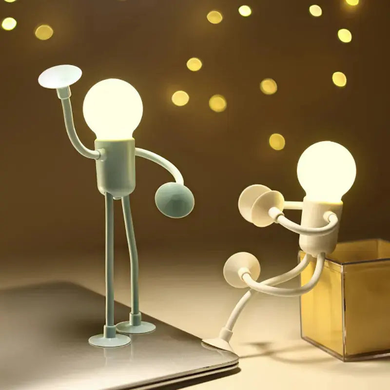 LED Night Light with Suction-Cup Mounts