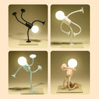 LED Night Light with Suction-Cup Mounts