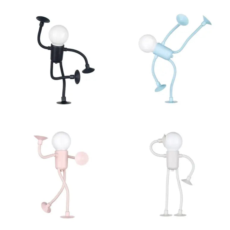 LED Night Light with Suction-Cup Mounts