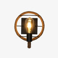 LED Wall Lamp | Rope-Inspired Metal | Black