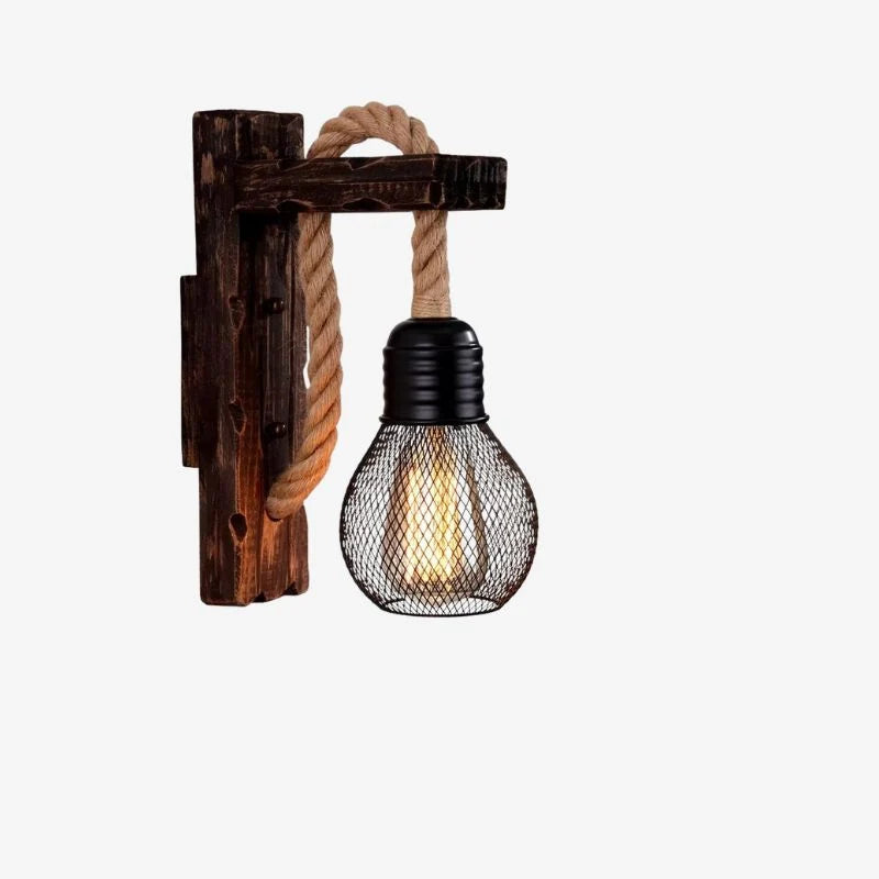 LED Wall Lamp | Walnut Wood Finish & Wall-Mounted