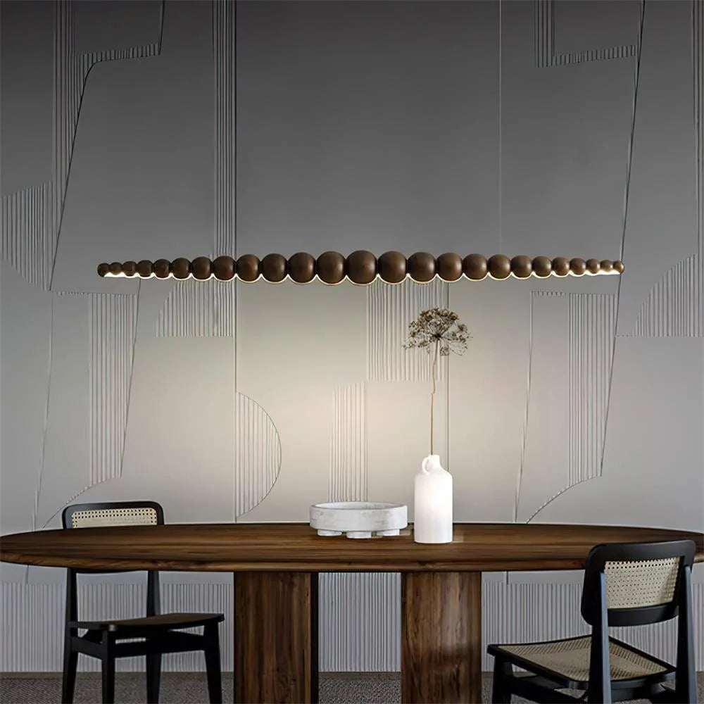 Linear Chandelier | Integrated LED & Adjustable Height | 3 Sizes