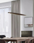Linear Chandelier | Integrated LED & Adjustable Height | 3 Sizes