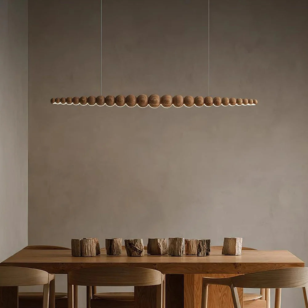 Linear Chandelier | Integrated LED & Adjustable Height | 3 Sizes
