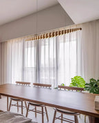 Linear Chandelier | Integrated LED & Adjustable Height | 3 Sizes