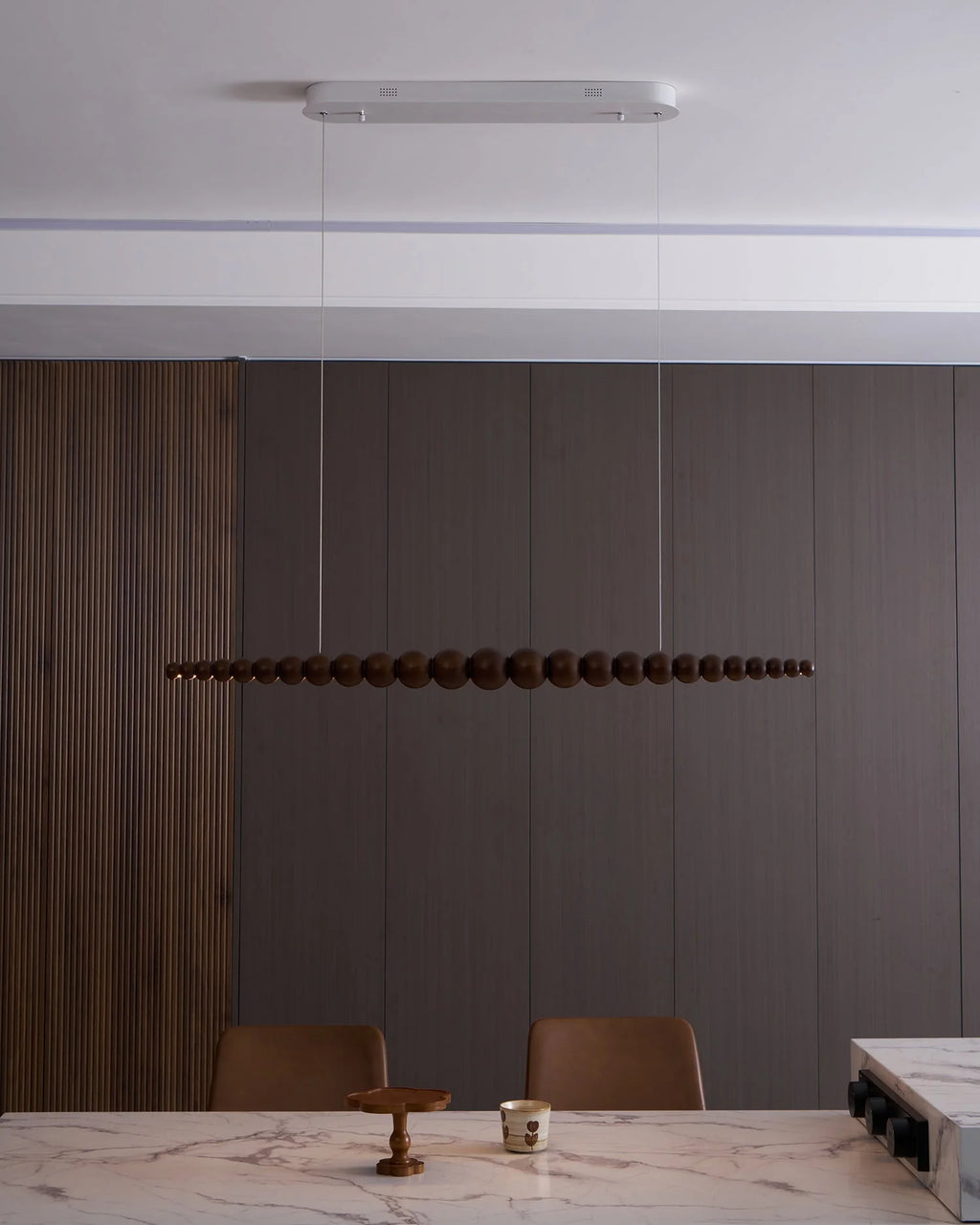 Linear Chandelier | Integrated LED & Adjustable Height | 3 Sizes