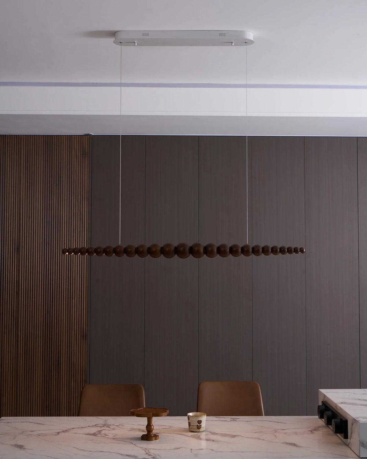 Linear Chandelier | Integrated LED & Adjustable Height | 3 Sizes
