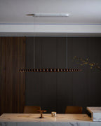 Linear Chandelier | Integrated LED & Adjustable Height | 3 Sizes